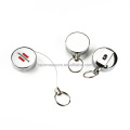 Low MOQ Steel Cord Metal Yoyo Reel For ID Card